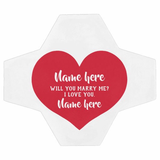 Proposition de coeur rouge (Plat)