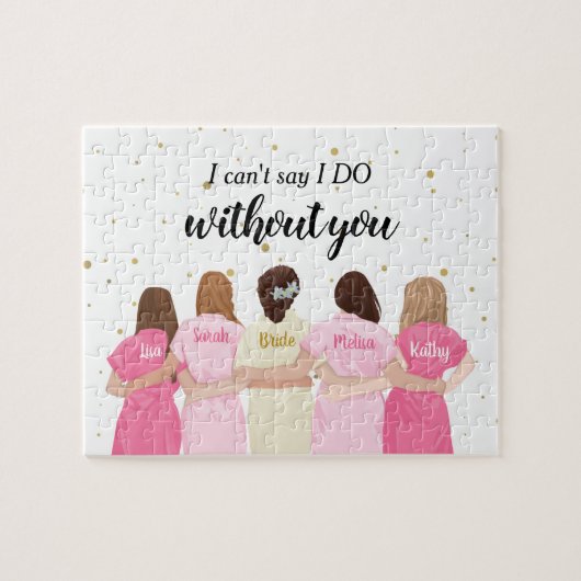 Proposition de la Bridesmaid - Puzzle (Horizontal)