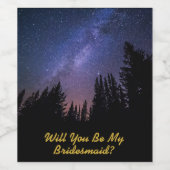 Proposition de la ménagère Vin Étiquette - Nuit ét (Étiquettes simples)