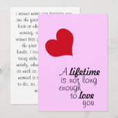 Proposition de mariage ~ Carte personnalisable (Devant / Derrière)