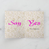 Proposition De Mariage Carte Valentine (Intérieur)