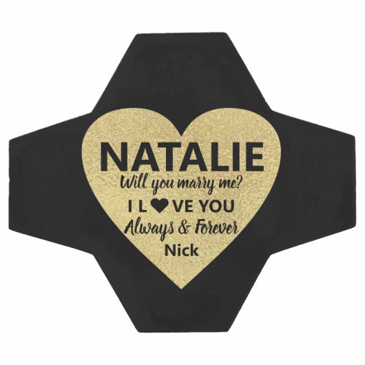 Proposition de mariage, voulez-vous m'épouser (Plat)