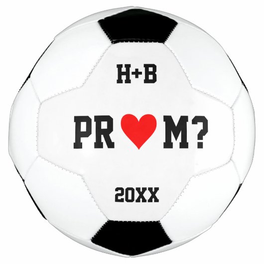 Proposition de Prom Idées Cute Soccer Promposa (Devant)
