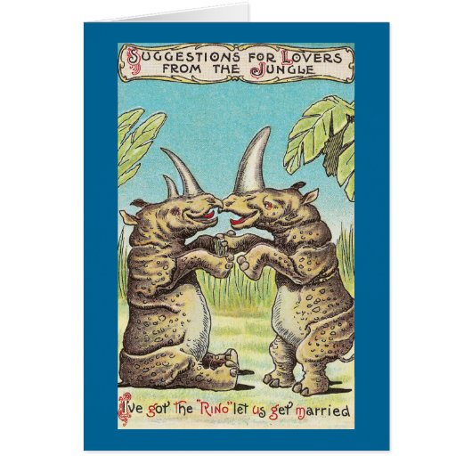 Proposition de rhinocéros de mariage (Devant)