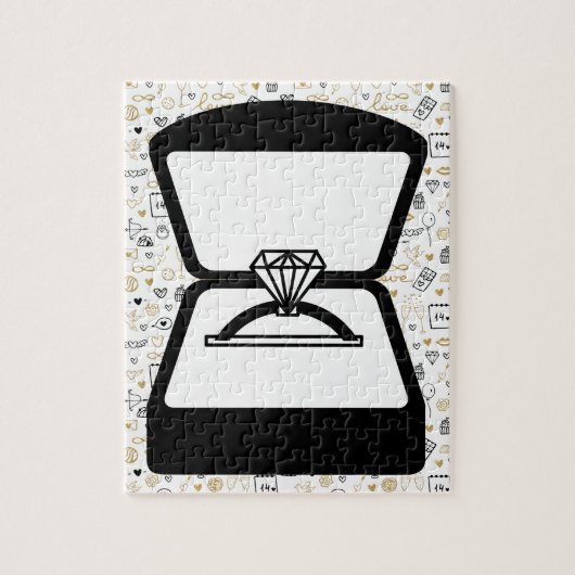 Proposition Fiançailles Ring Jigsaw Puzzle (Vertical)
