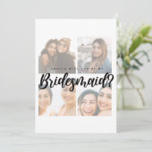 Proposition nuptiale 4 photo collage carte de femm (Debout devant)