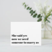 Proposition Officielle Amusante Invitation (Debout devant)