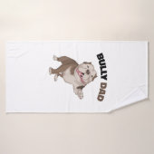 Propriétaire de Chien de père Amusant de père père (Serviette de bain)