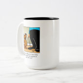 Propriétaire de chien Humour café Mug (Devant gauche)
