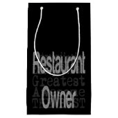 Propriétaire du restaurant Sac cadeau extraordinai (Devant)