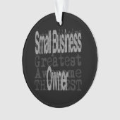 Propriétaire d'une petite entreprise Extraordinair (devant)