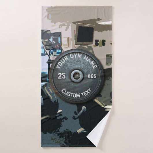 Propriétaire vintage ou utilisateur de gymnase (Serviette de bain)