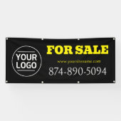 Propriété À Vendre Bannière Personnalisée (Horizontal)