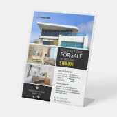 Propriété À Vendre Panneau Pedestal Personnalisé (Recto)