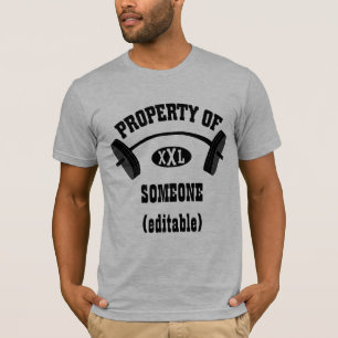 Propriété de T-shirt adapté par XXL (ajoutez vo