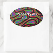 Propriété personnalisable des autocollants (Sac)