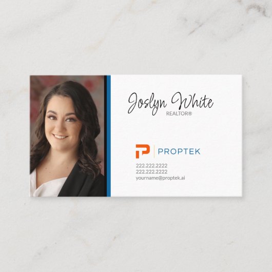 PropTek Immobilier | CARTE DE VISITE (Devant)