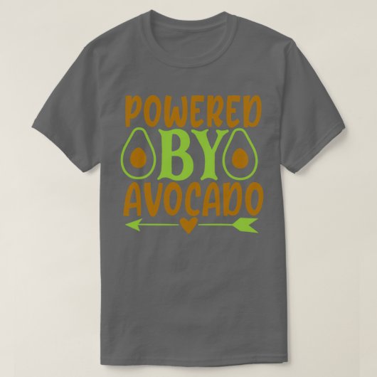Propulsé Par Avocado Classic TShirt (Design devant)