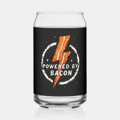 Propulsé par Bacon Funny Retro Fodie esthétique (Verso)