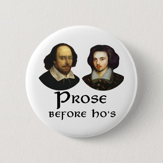 Prose voor Ho's Ronde Button 5,7 Cm (Voorkant)