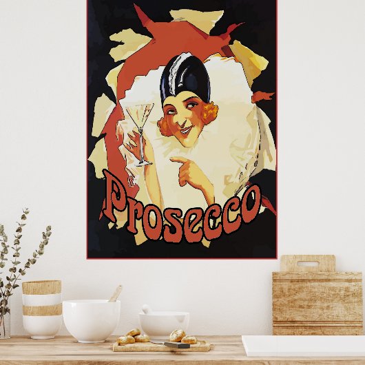 Prosecco, Clown Pop Poster (Cuisine)