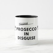 Prosecco dans la tasse de café de déguisement (Centre)