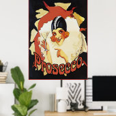 Prosecco, Poster met gesloten Pop (Thuiskantoor)