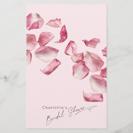 Prosecco Trivia Fuchsia Petals Vrijgezellenfeest s (Achterkant)