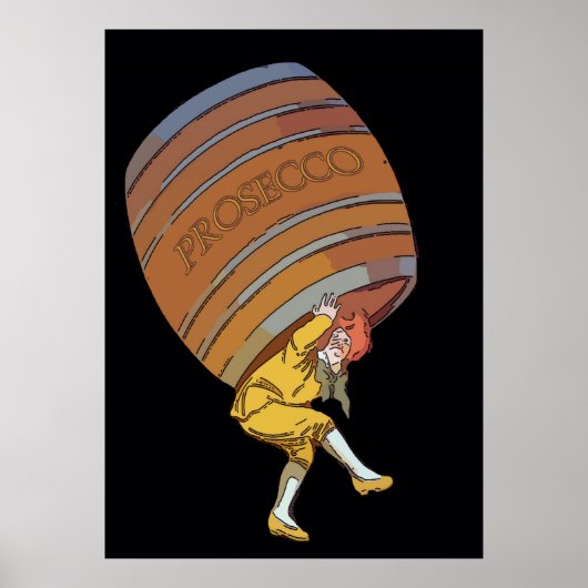 Prosecco, wijnloop poster (Voorkant)