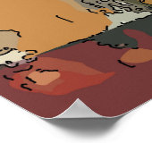 Prosecco Wine Abstract Poster (Hoek)