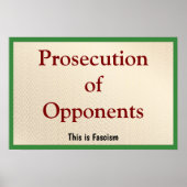 Prosecution of Opponents Poster (Voorkant)