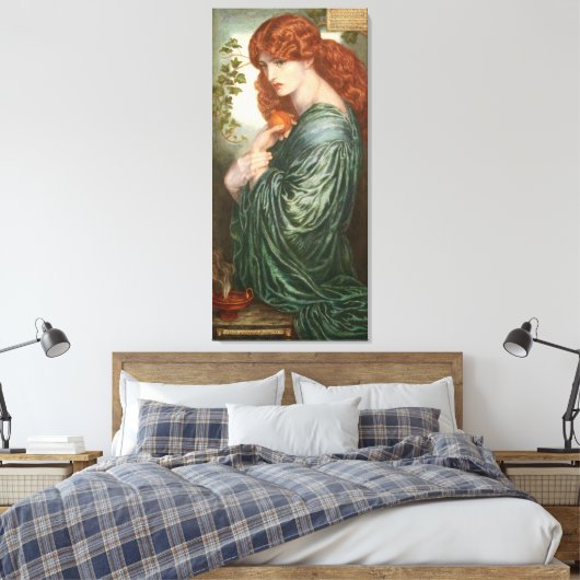 Proserpine Dante Gabriel Rossetti Canvas Afdruk (Insitu (Slaapkamer))