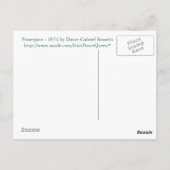 Proserpine door Dante Gabriel Rossetti Briefkaart (Achterkant)