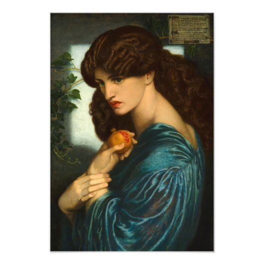 Proserpine door Dante Gabriel Rossetti Foto Afdruk (Voorkant)