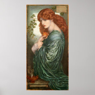 Proserpine door Dante Gabriel Rossetti Poster