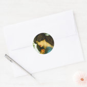 Proserpine-Stickers van Dante Gabriel Rossetti Ronde Sticker (Envelop)