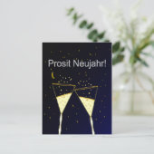 Prosit Neujahr Briefkaart (Staand voorkant)