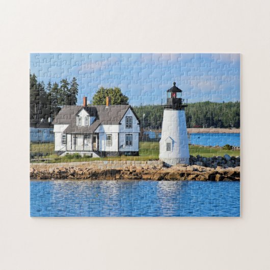 Prospect Harbor Lighthouse, Maine Legpuzzel (Horizontaal)