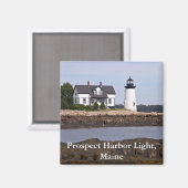 Prospect Harbour Light, Maine Magnet (Recto/Verso)