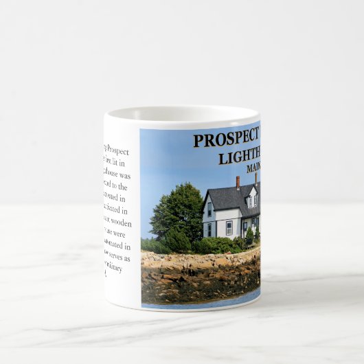 Prospect Harbour Lighthouse, Maine Mug (Centre)