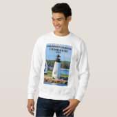 Prospect Harbour Lighthouse, Maine Sweatshirt (Devant entier)