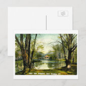 Prospect Park, Brooklyn NY, 1908 Carte postale Vin (Devant / Derrière)