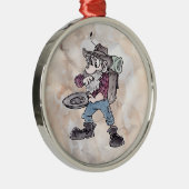 Prospector Metalen Ornament (Rechts)
