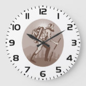 Prospector Miner Wandelen Grote Klok (Voorkant)