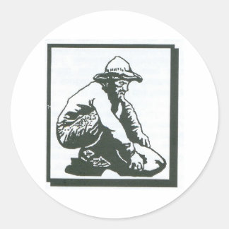 prospector ronde sticker