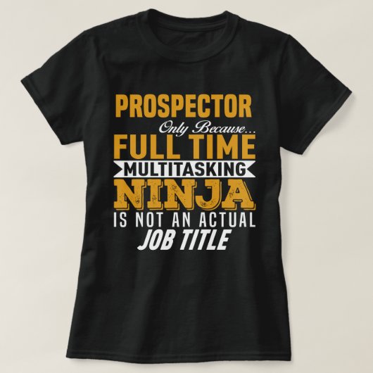 Prospector T-shirt (Design voorkant)
