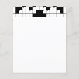 Prospectus 11,4 Cm X 14,2 Cm 16640-cross-word-puzzle-vecteur CROSSWORD PUZZLE V