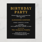 Prospectus 11,4 Cm X 14,2 Cm 1936 Budget 90th Birthday Invitation Legend (Dos)