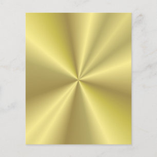 PROSPECTUS 11,4 CM X 14,2 CM 212514 GOLD GOLDEN METALLIC WALLPAPER ARRIÈRE - PL