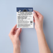 Prospectus 11,4 Cm X 14,2 Cm 3 Peaks Challenge, Mountainering Company Advert (main)